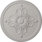 Ekena Millwork Milton Ceiling Medallion (Fits Canopies up to 7 7/8"), 40 5/8"OD x 1 3/4"P, Ultra Pure White CM40MIUWF - alternate 1